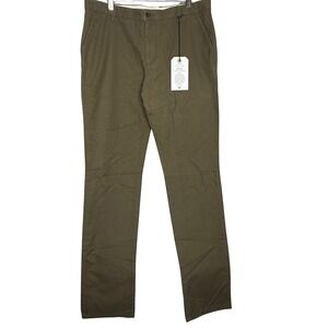 Apolis Global Citizen Mens Standard Issue Utility Chino Olive Green PEMB0200L36